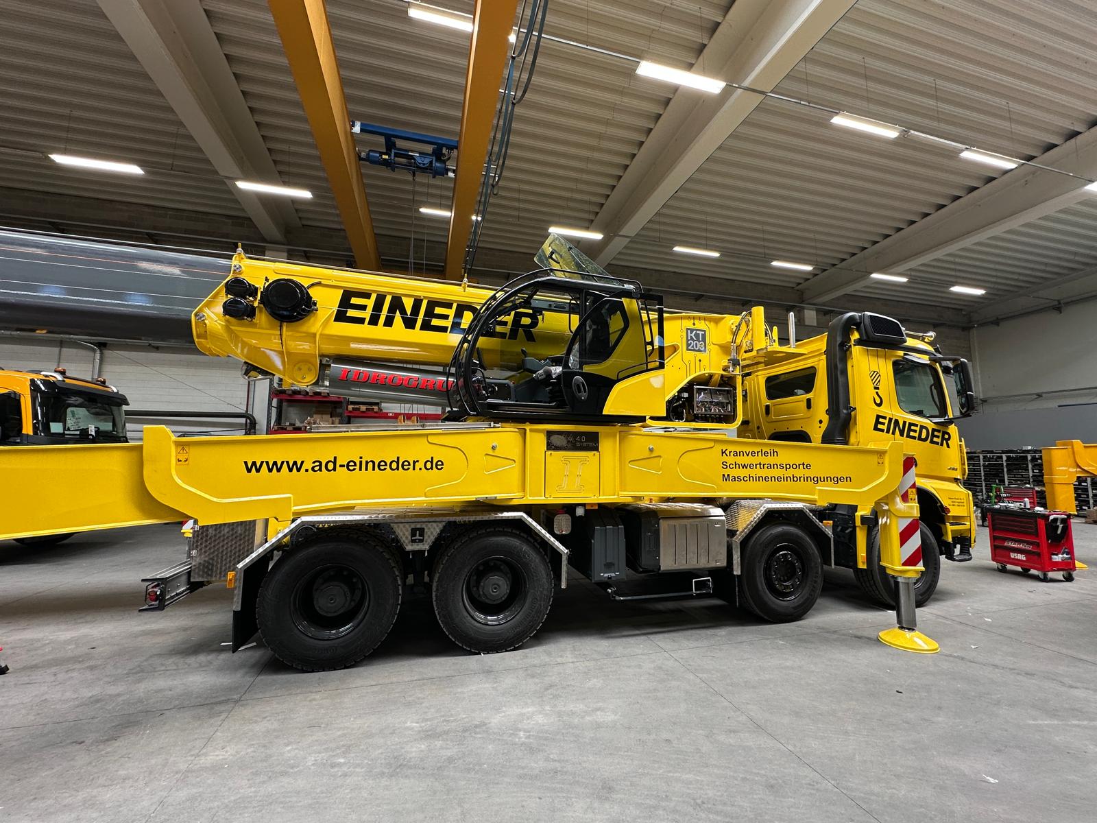 Eineder Ingolstadt - LKW Service, Kranverleih. Schwertransporte, Pick & Carry Crane